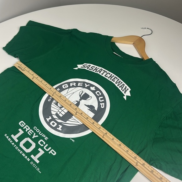 Green CFL Saskatchewan Roughriders 101st Grey Cup T-Shirt - Size XL - Picture 9 of 9